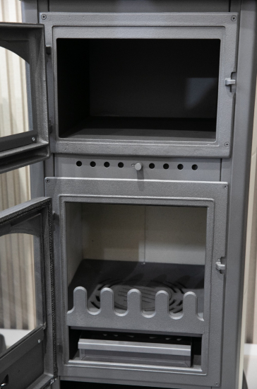 EEK A - Kaminofen mit Backfach und Herdplatte Cucina creme - 9,7kW