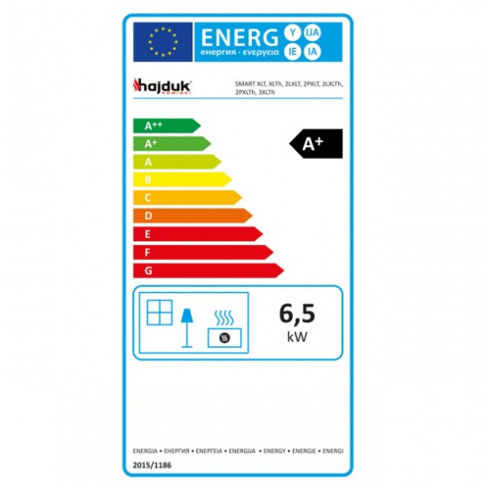 EEK A+ Kaminbausatz Pure Medium Hajduk SMART 3XLTh Panoramakamin mit 6,5 kW