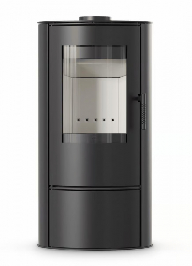 EEK A - Ovaler Kaminofen ILDNORD LOKI, runde Sichtscheibe mit 5,5 kW