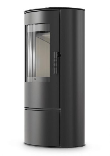 EEK A - Ovaler Kaminofen ILDNORD LOKI, runde Sichtscheibe mit 5,5 kW