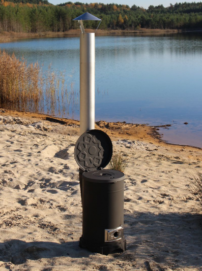 Outdoor Garten-Kaminofen Ofen Terrassenkamin „Gustav"- Holz*Kohle*Sägespäne*Pellets