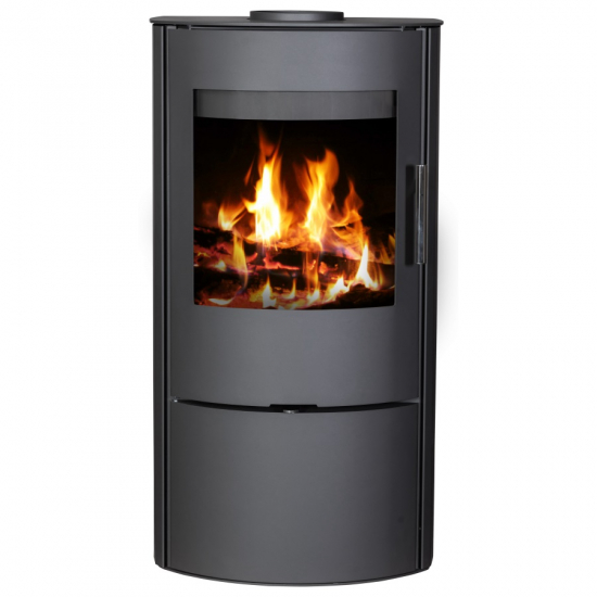 EEK A Kaminofen Victoria OPAL LUX mit ext. Zuluft schwarz - 5,15 KW
