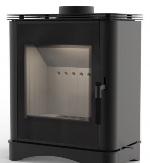 *EEK A - Kaminofen Kratki KOZA Vega mit Glasfront, RR 150 mm - 6 kW