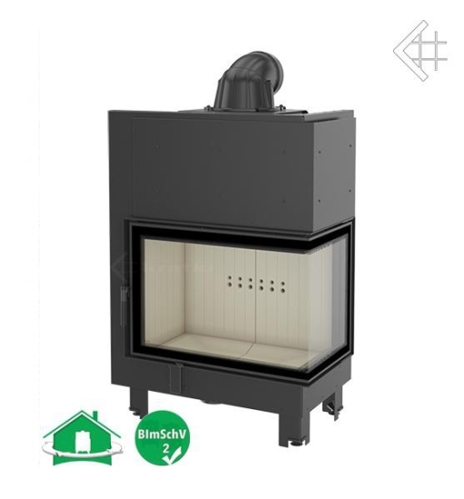*EEK A - Eck-Kamineinsatz Kratki MBA 17 rechts mit 17 kW