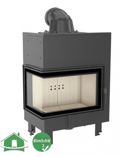 *EEK A - ECK-Kamineinsatz Kratki MBM 10 links BS mit 10 kW