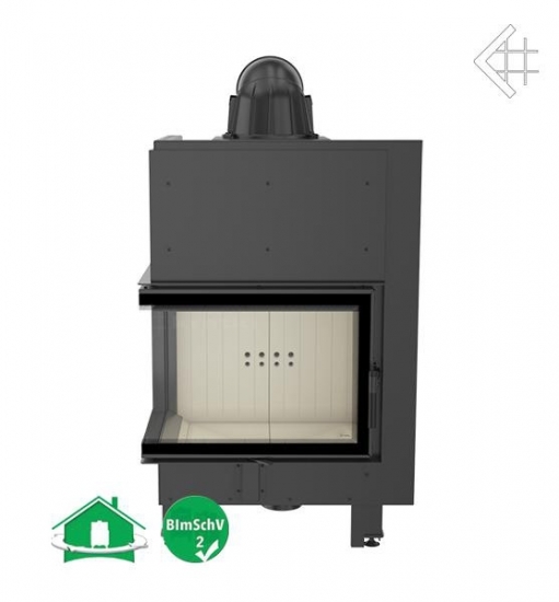 EEK A - Eck-Kamineinsatz Kratki MBZ 13, Seitenglas links - 13 kW
