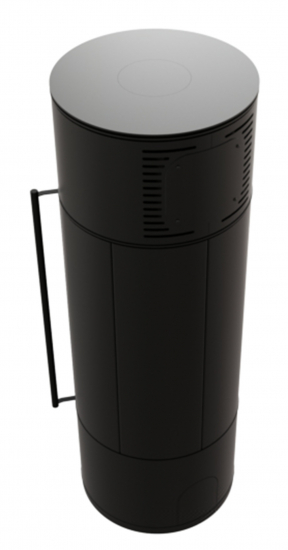 EEK A+ Runder Kaminofen KRATKI AMBLER - Ø 150 mit 7 kW
