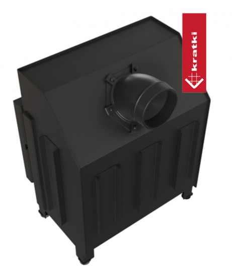 EEK A+ ECK-Kamineinsatz ZIBI ECO links mit 9,9 kW