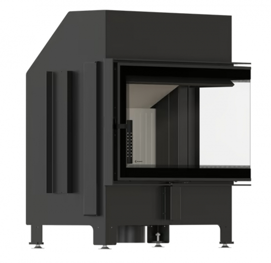 EEK A+ Eck-Kamineinsatz ZIBI ECO mit 9,9 kW