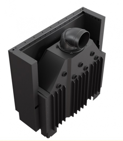 EEK A - Extra breiter Kamineinsatz Kratki MB 100 mit Hebetür mit 14 kW