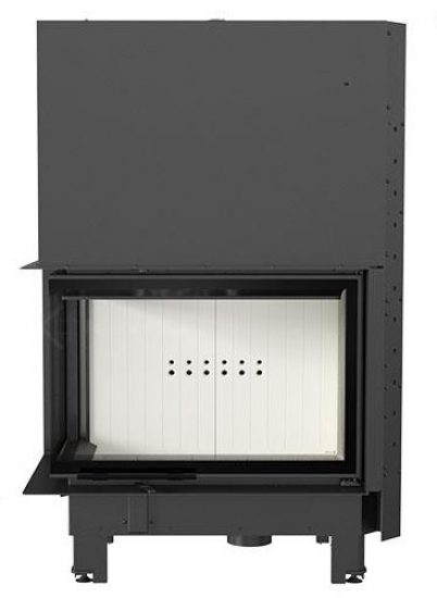 *EEK A - Kamineinsatz Kratki MBA 17 mit Seitenscheibe links und Schiebetür - 17 kW