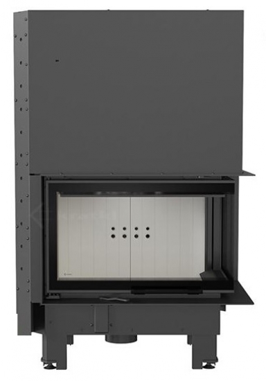 EEK A - ECK-Kamineinsatz Kratki MBM 10 rechts BS mit Schiebetür - 10 kW