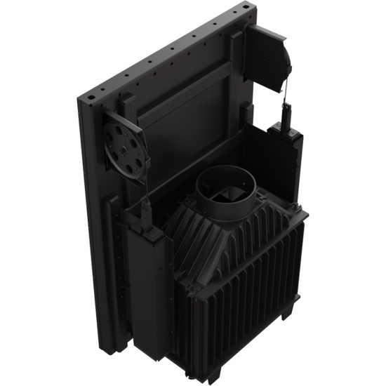 *EEK A Guss-Kamineinsatz Kratki MAJA/G !RR150mm!- 8kW + Hebetür + BIMSCHV II