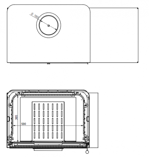 EEK A+ Kaminofen DORAKO STO MAX 14 ECODESIGN - 8,5 kW