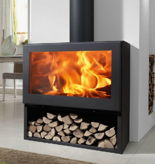 EEK A Design-Kaminofen Panadero FENIX 7,2 kW - raumluftunabh. EcoDesign