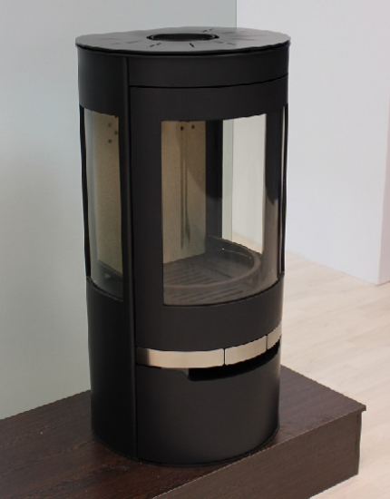 EEK A Kaminofen Panadero Suerte ECODESIGN + ext. Zuluft mit drei Scheiben 8 kW