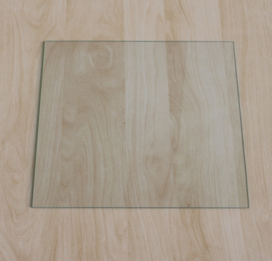 Quadrat 110x110cm - Funkenschutzplatte Kaminbodenplatte Glasplatte