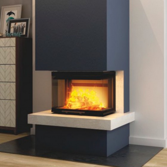 EEK A+ Kaminbausatz Royal Medium Hajduk SMART 3XLTh Panoramakamin mit 6,5 kW