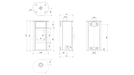 *EEK A+ Kaminofen Kratki EPSILON mit 8kW