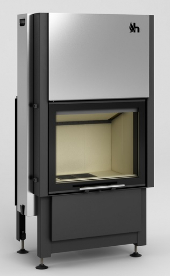 EEK A+ Kamineinsatz HAJDUK SMART XLTh rahmenlos, mit Schiebetür - 6,5 kW