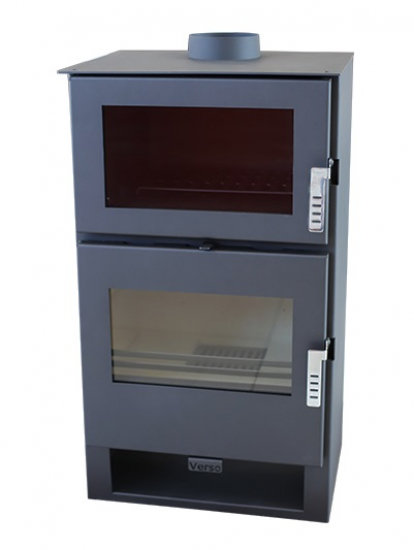 EEK A+ Kaminofen mit Backfach Verso F - 9kW