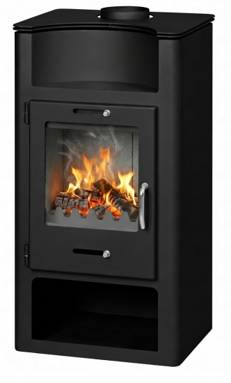EEK A+ Kaminofen Victoria Elegance schwarz - 9,57 kW