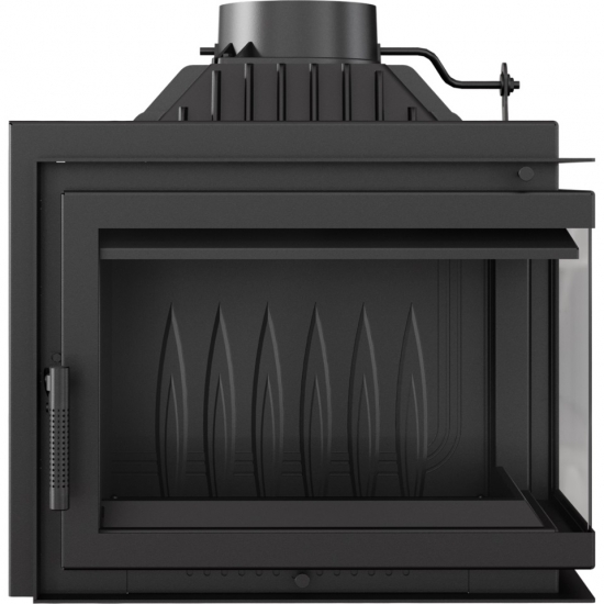 *EEK A - Eck-Kamineinsatz Kratki SIMPLE M/S 8 rechts BS - 8kW + BIMSCHV II