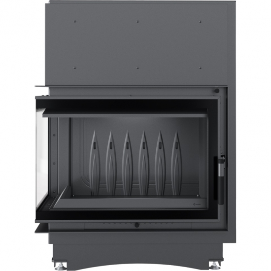 *EEK A Eck-Gusskamineinsatz Kratki ZUZIA ECO 12 DECO, links + BISMSCHV II - 12kW