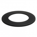 120 mm - Wandrosette in Schwarz