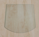 Segmentbogen 120x130cm - Funkenschutzplatte Kaminbodenplatte Glasplatte